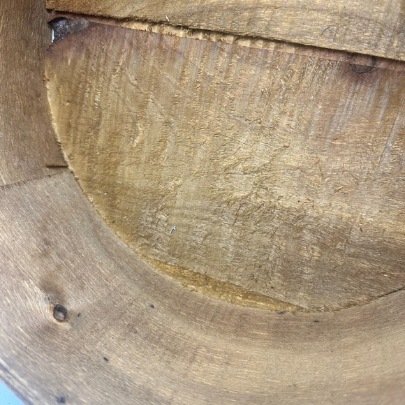 Vintage handpainted wooden cheese box - Picture 8 of 9